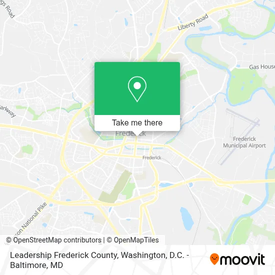 Leadership Frederick County map