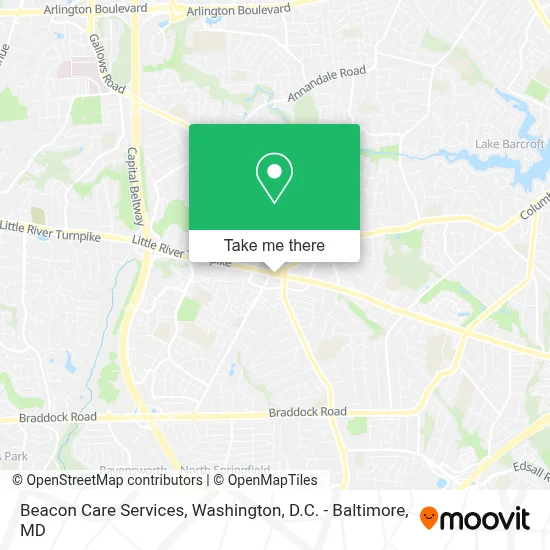 Beacon Care Services map