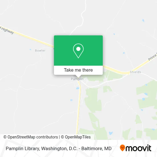 Pamplin Library map