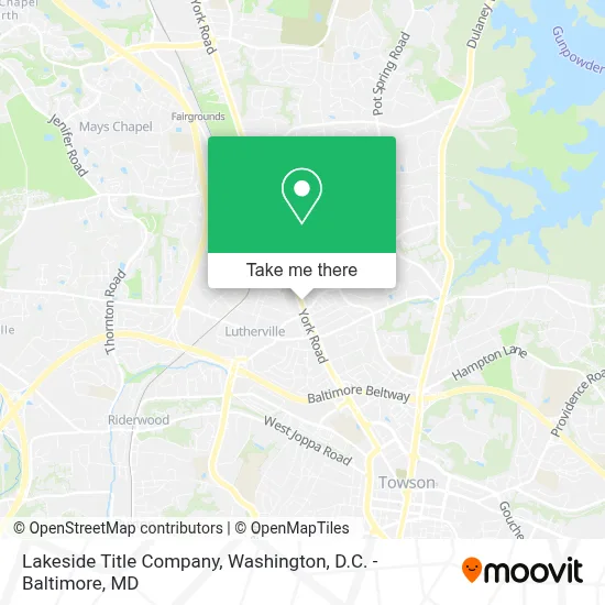 Lakeside Title Company map