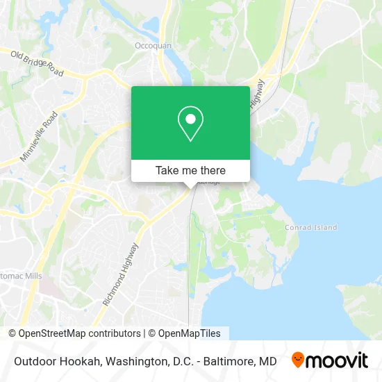 Outdoor Hookah map