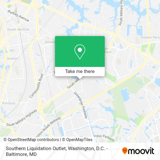 Southern Liquidation Outlet map