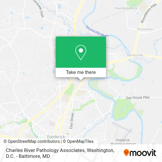 Charles River Pathology Associates map