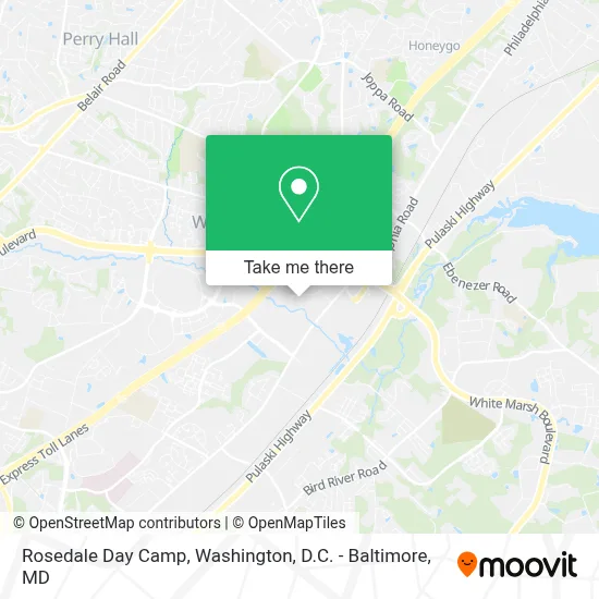 Rosedale Day Camp map