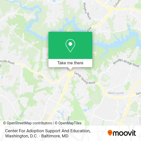 Center For Adoption Support And Education map