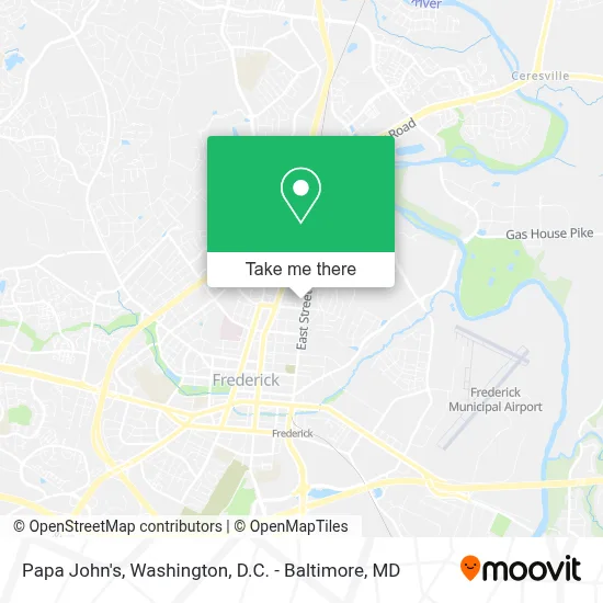Papa John's map