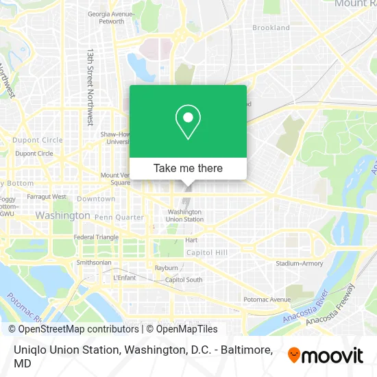Uniqlo Union Station map