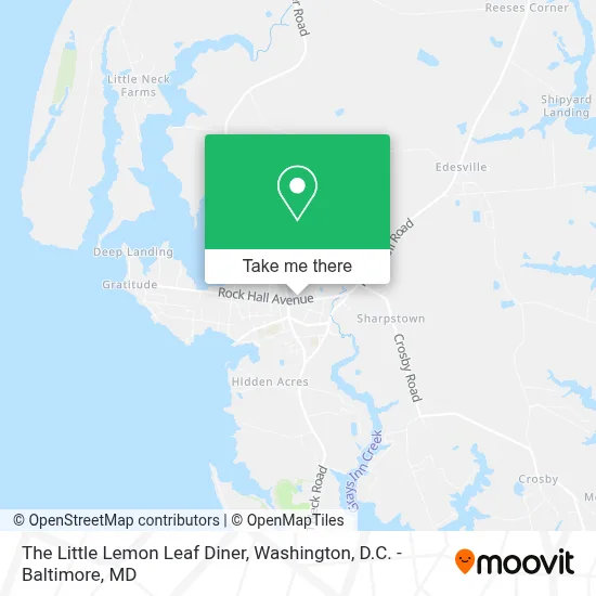 The Little Lemon Leaf Diner map