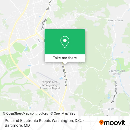 Pc Land Electronic Repair map