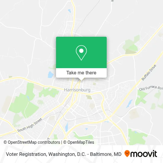 Voter Registration map