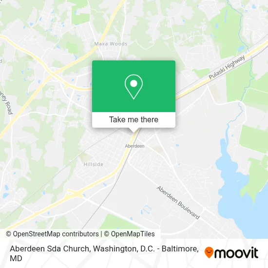 Aberdeen Sda Church map