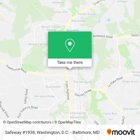 Safeway #1938 map