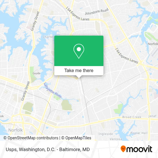 Usps map