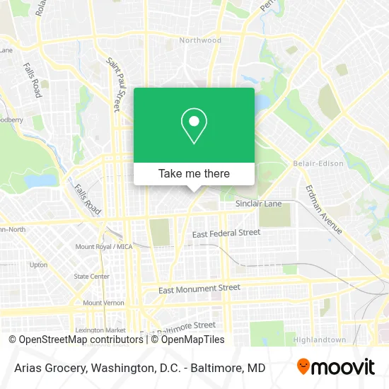 Arias Grocery map