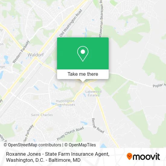 Roxanne Jones - State Farm Insurance Agent map