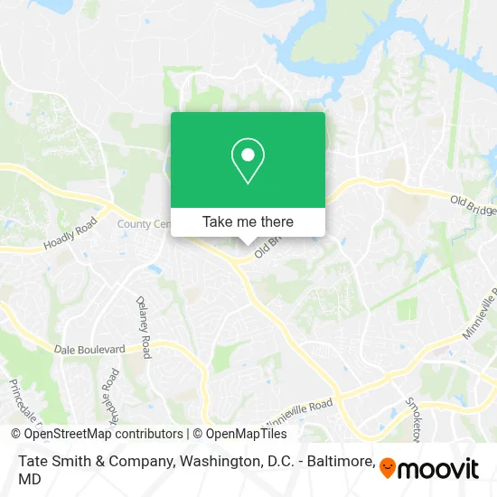 Tate Smith & Company map