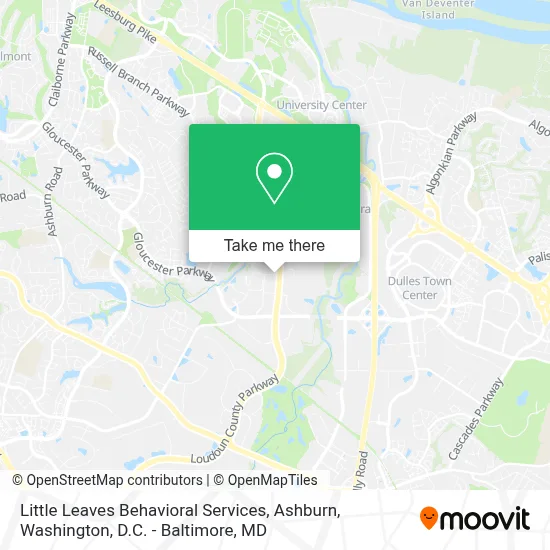 Little Leaves Behavioral Services, Ashburn map