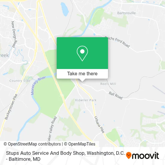 Stups Auto Service And Body Shop map