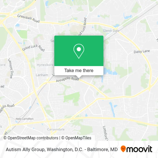 Autism Ally Group map