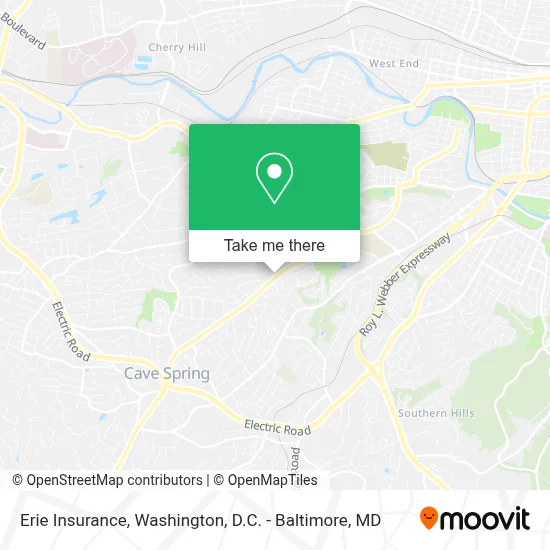 Erie Insurance map