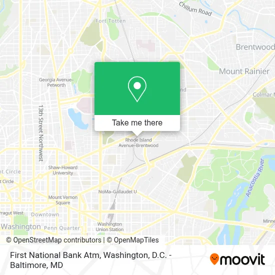First National Bank Atm map