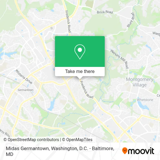 Midas Germantown map