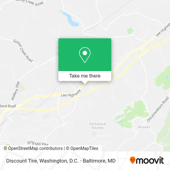 Discount Tire map