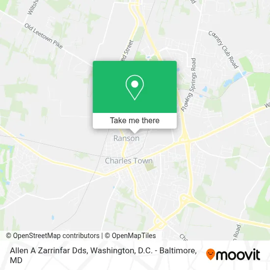 Allen A Zarrinfar Dds map