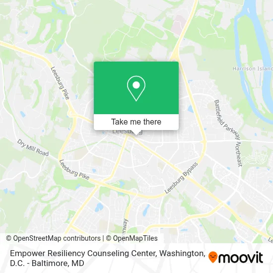 Empower Resiliency Counseling Center map
