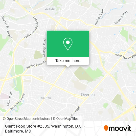 Giant Food Store #2305 map