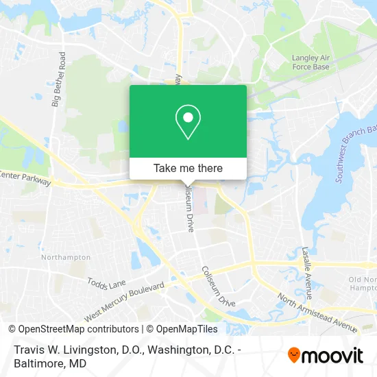 Travis W. Livingston, D.O. map