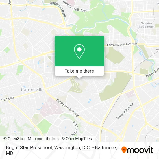 Bright Star Preschool map