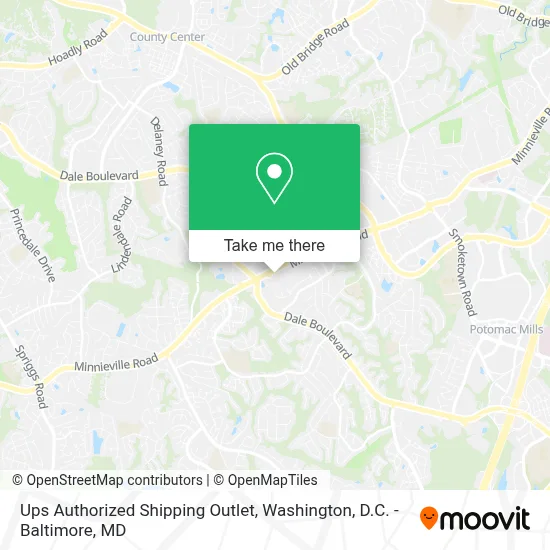 Ups Authorized Shipping Outlet map