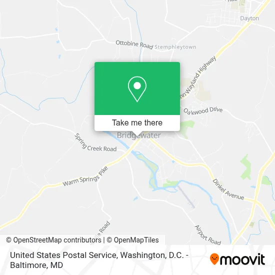 United States Postal Service map