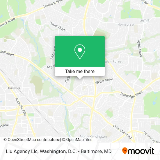 Liu Agency Llc map