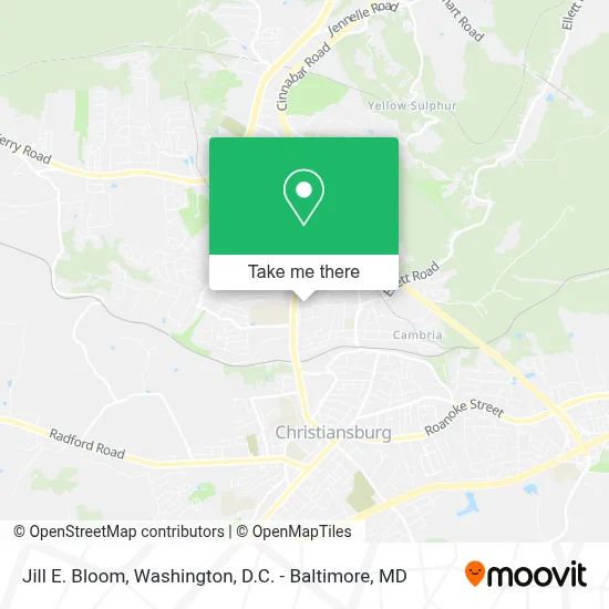 Jill E. Bloom map