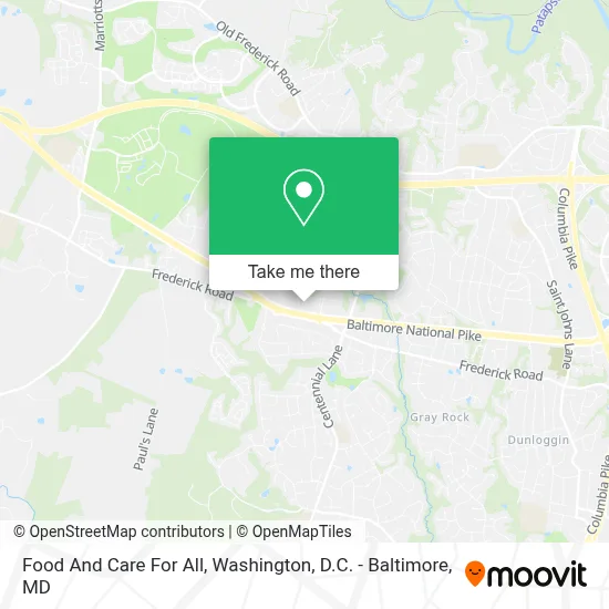 Food And Care For All map