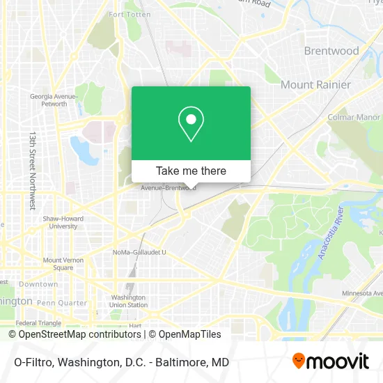 O-Filtro map