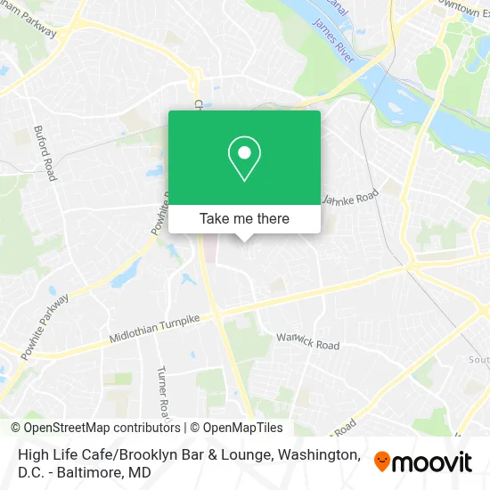 High Life Cafe / Brooklyn Bar & Lounge map