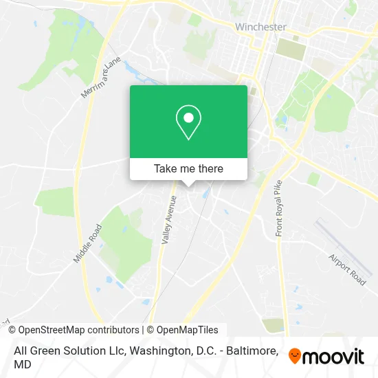 All Green Solution Llc map