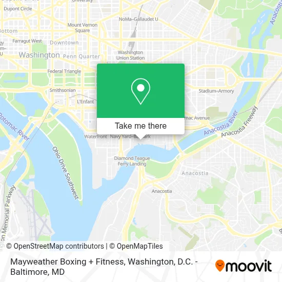 Mayweather Boxing + Fitness map