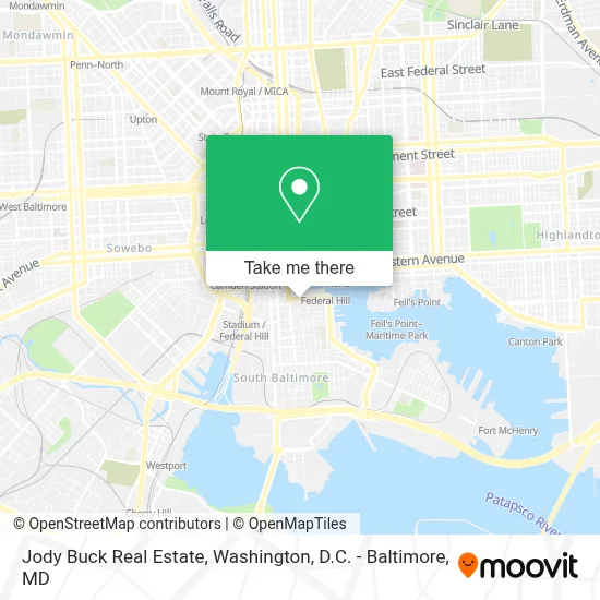 Jody Buck Real Estate map