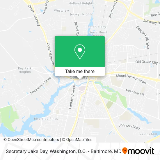 Secretary Jake Day map