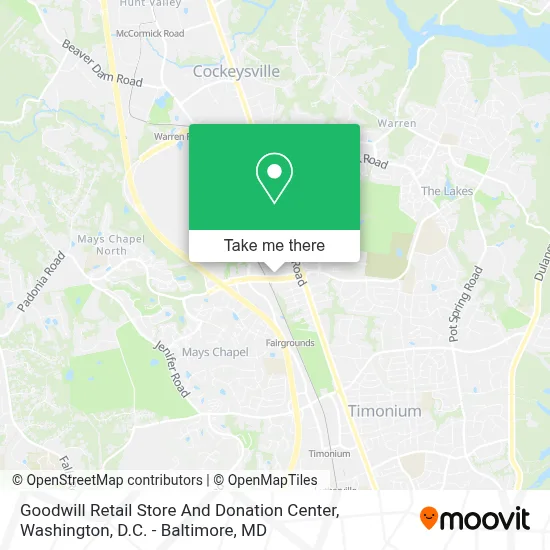 Goodwill Retail Store And Donation Center map