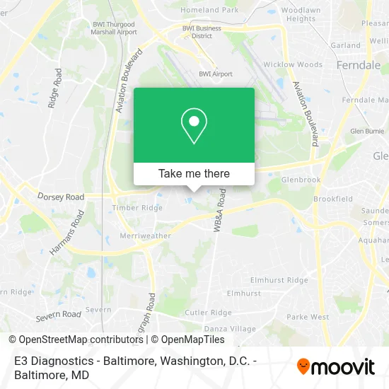 E3 Diagnostics - Baltimore map