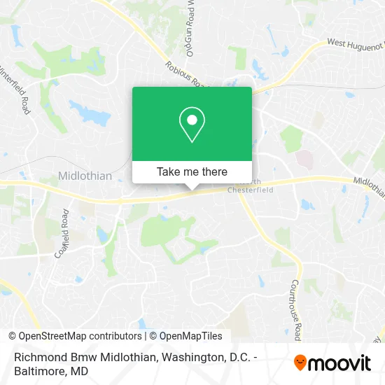 Richmond Bmw Midlothian map