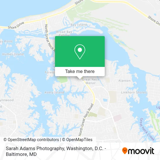 Sarah Adams Photography map