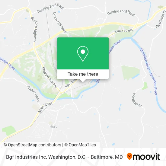Bgf Industries Inc map