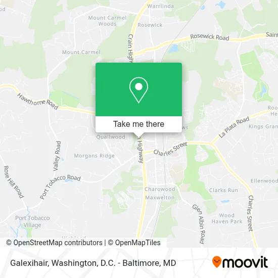 Galexihair map