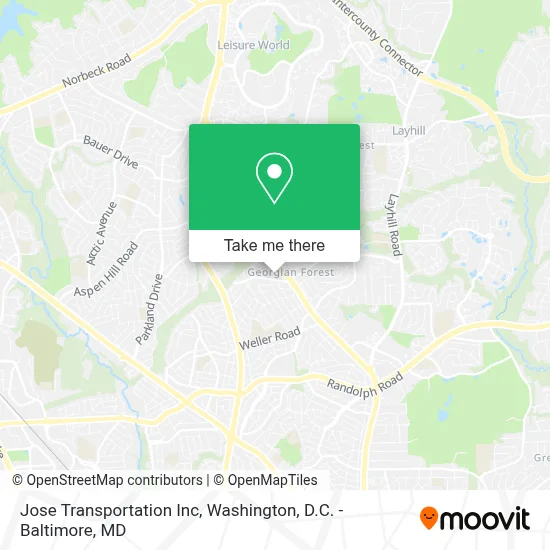 Jose Transportation Inc map